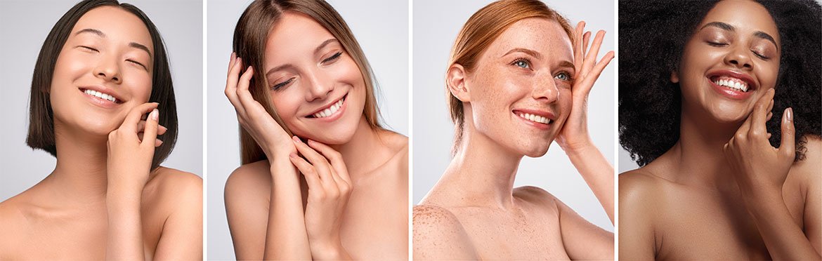 Imagem do quarteto de modelos